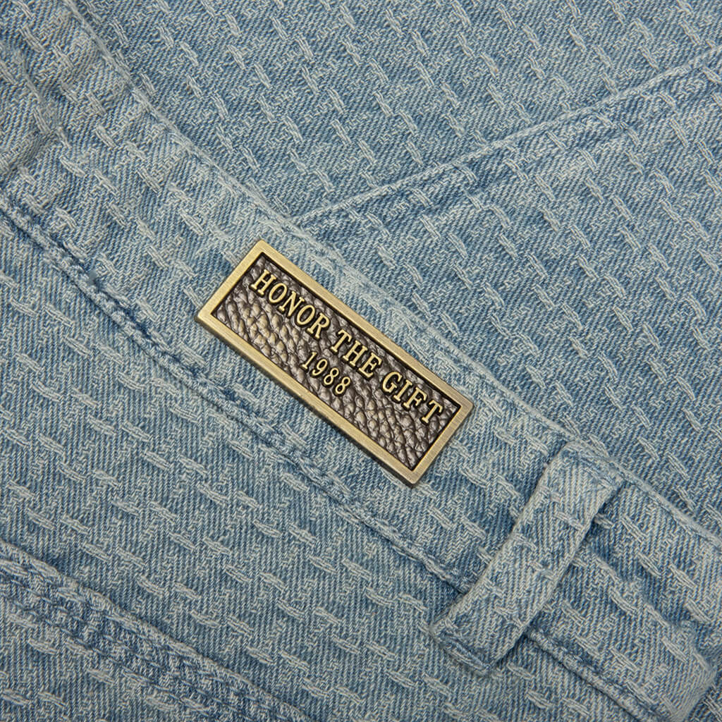 Vintage Indigo Novelty 11" Shorts - Light Indigo - Image 5