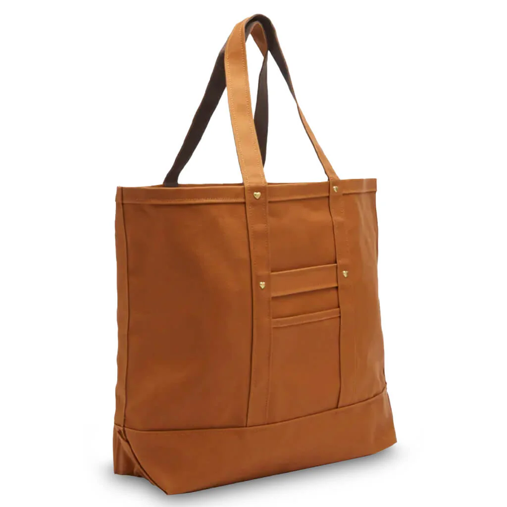 Duck Canvas Tote Large - Brown - Image 2
