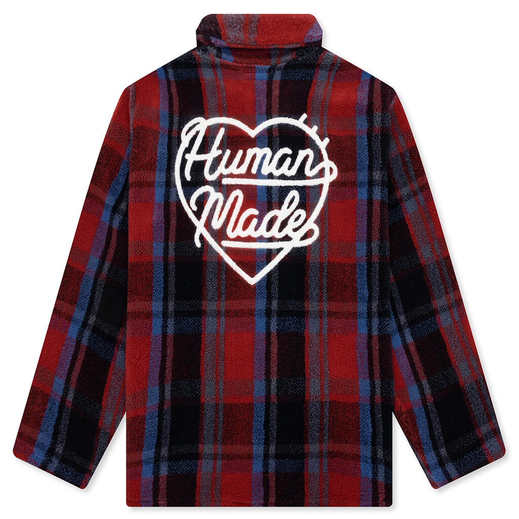 Fleece Pullover - Red - Image 2