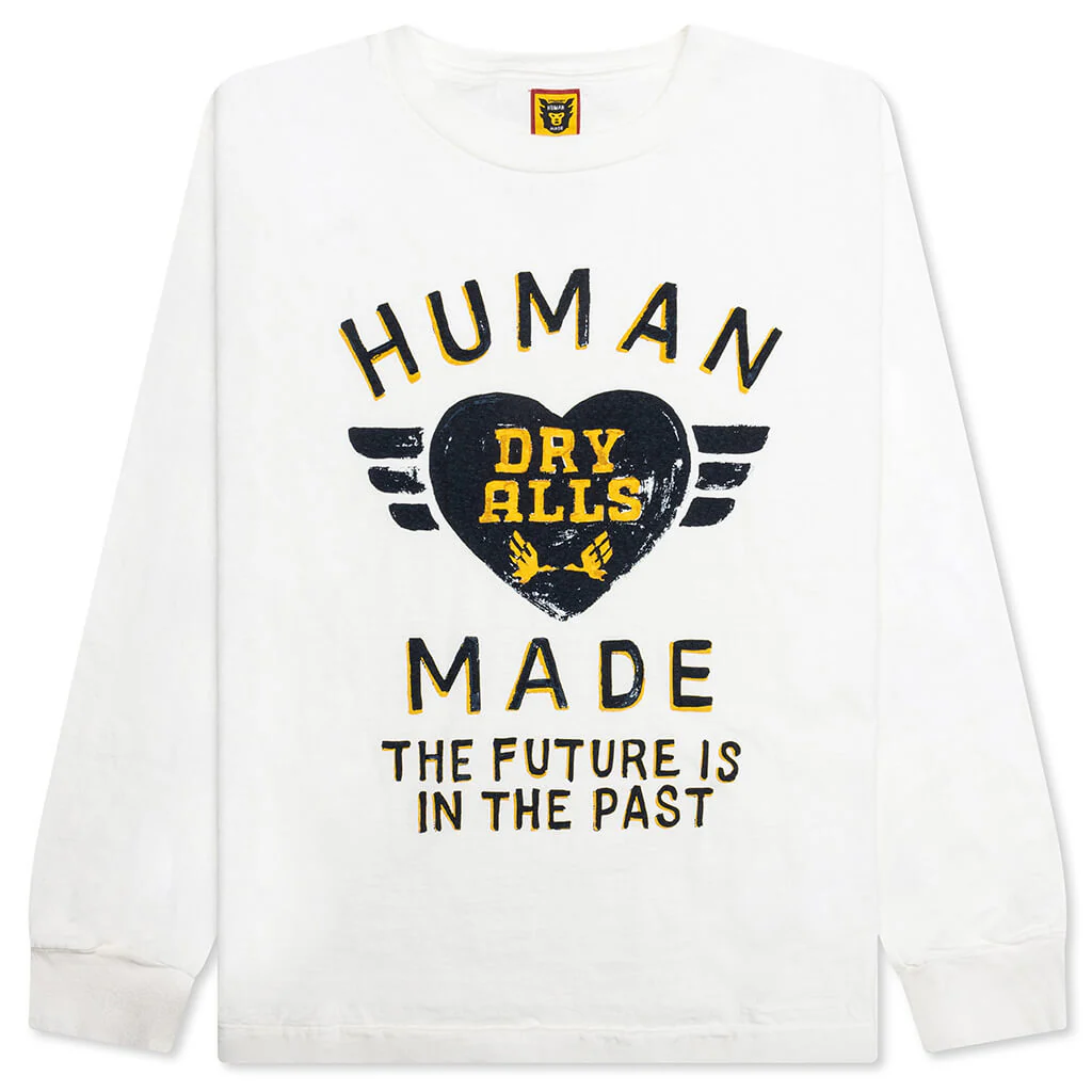 Graphic L/S T-Shirt - White