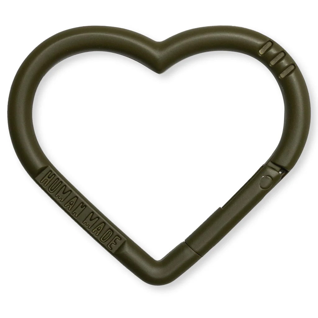 Heart Carabiner - Olive Drab - Image 2
