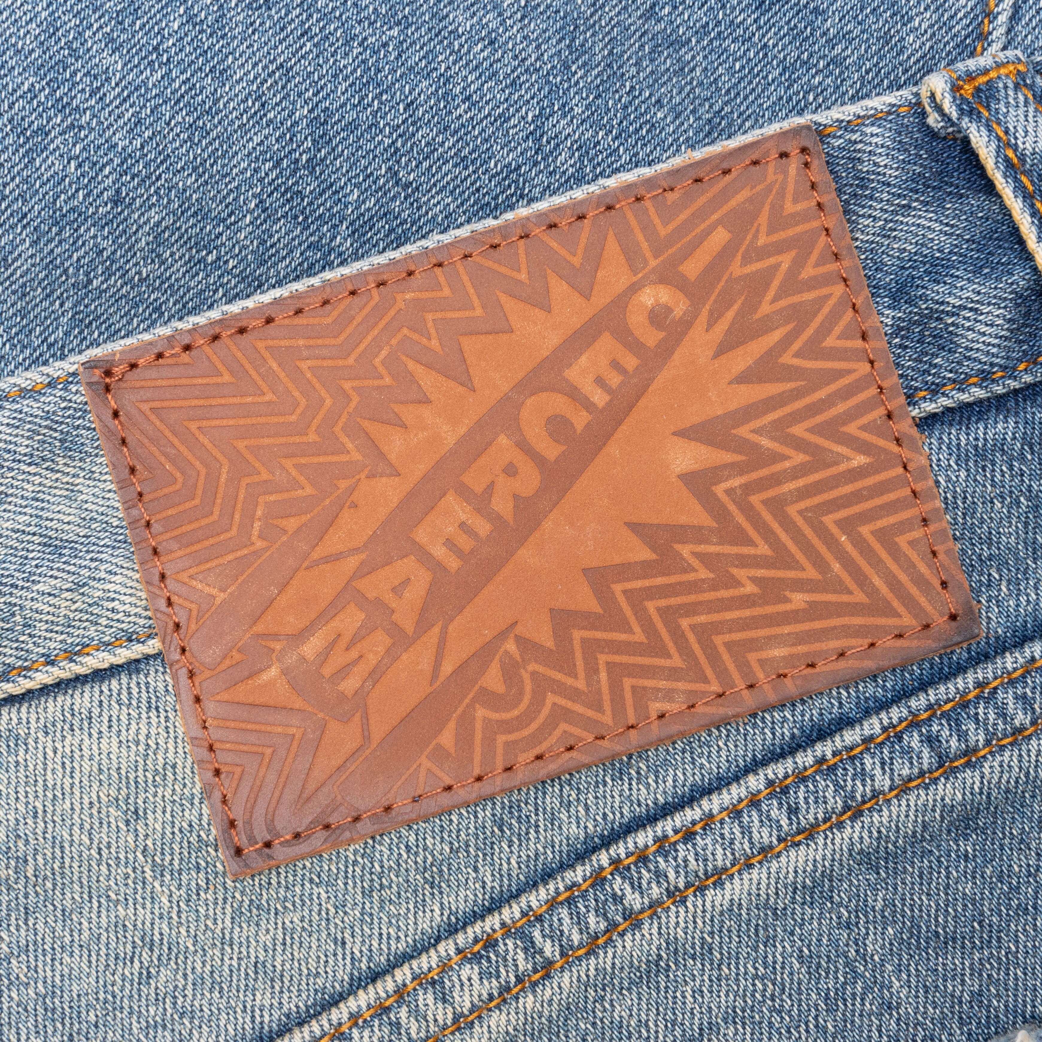 Blue Patch Chocolate Fit Jeans - Gelatto - Image 6