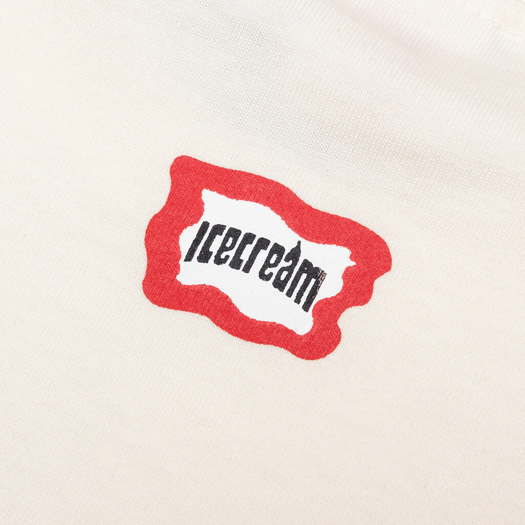Face Time S/S Tee - Antique White - Image 4