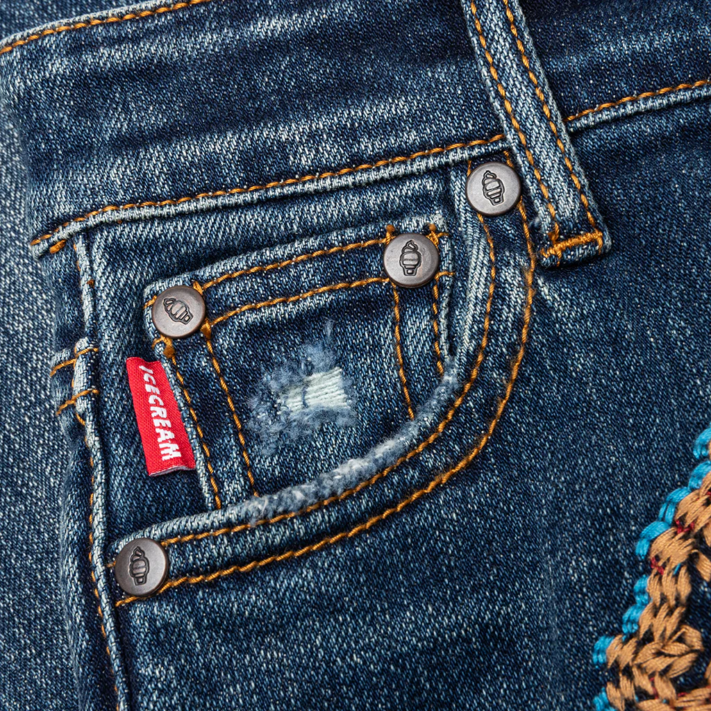 Kid's Big Blue Jean - Blue Chocolate - Image 3