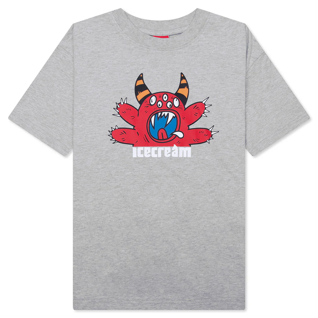 Kids Cookie Monster S/S - Heather Gray