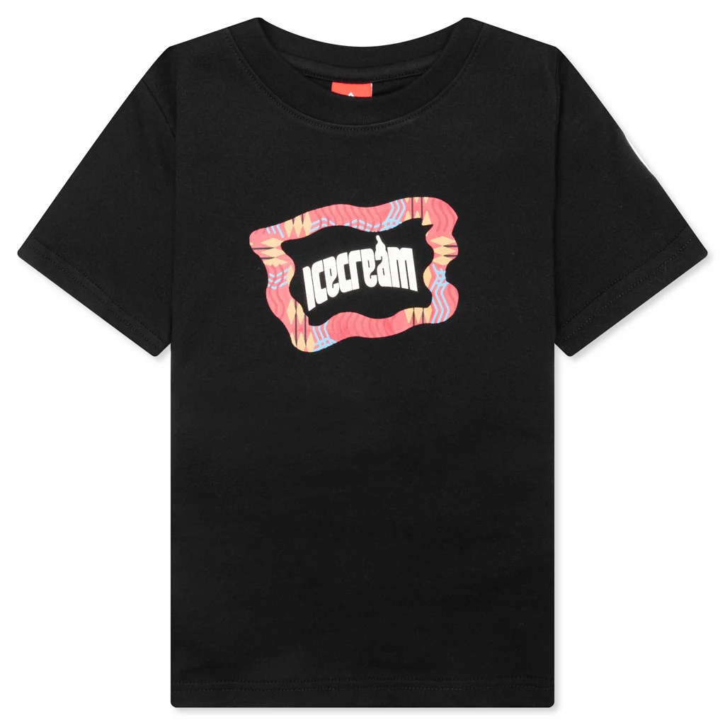 Kid's Flag S/S Tee - Black