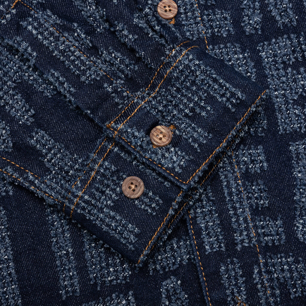 Oversized Echo L/S Shirt - Blue Moon - Image 4