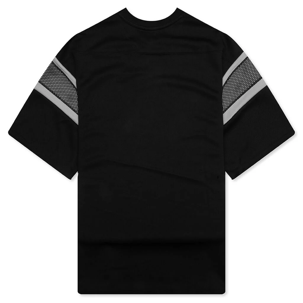 Pass S/S Knit Crop Fit Shirt - Black - Image 2