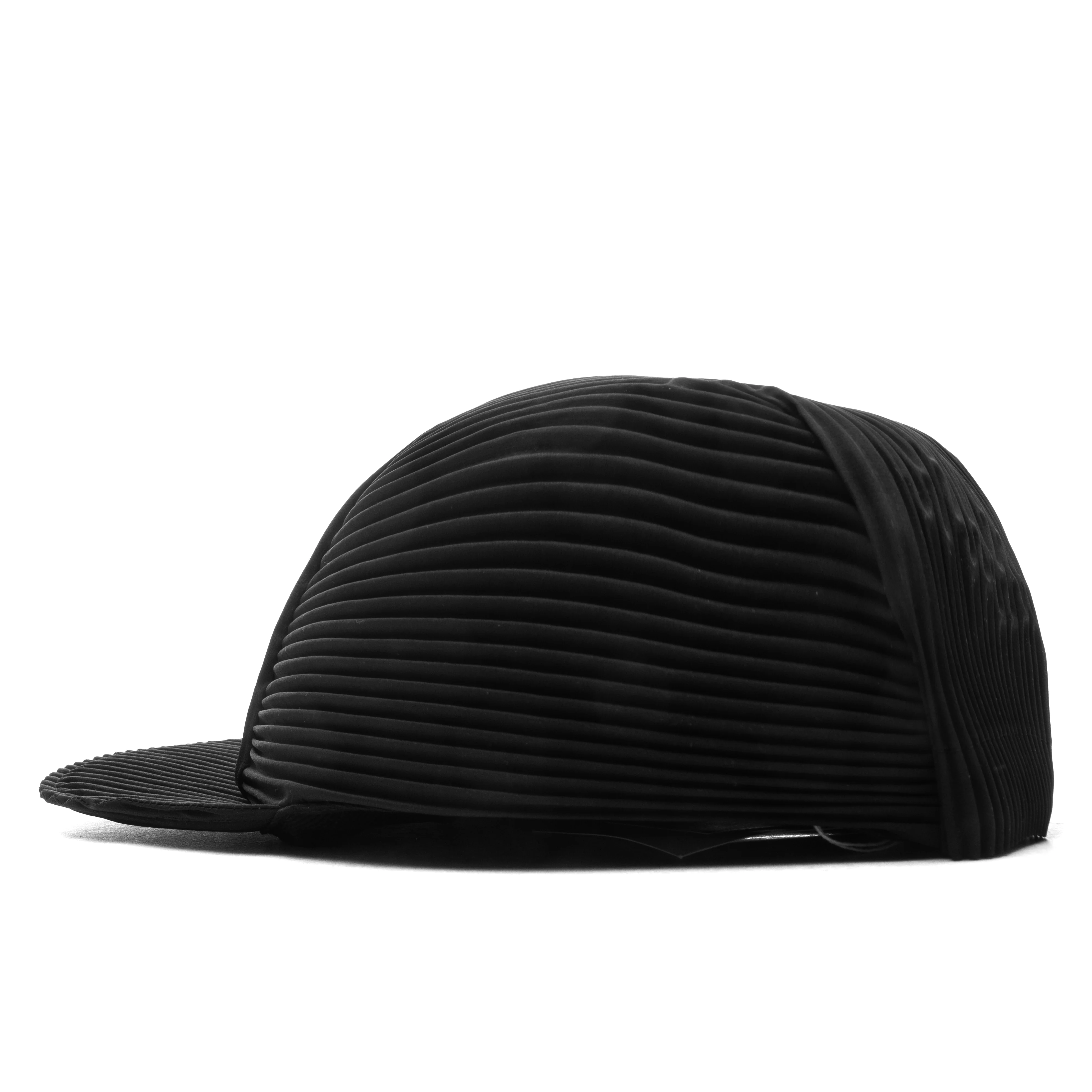 Pleats Cap - Black - Image 3