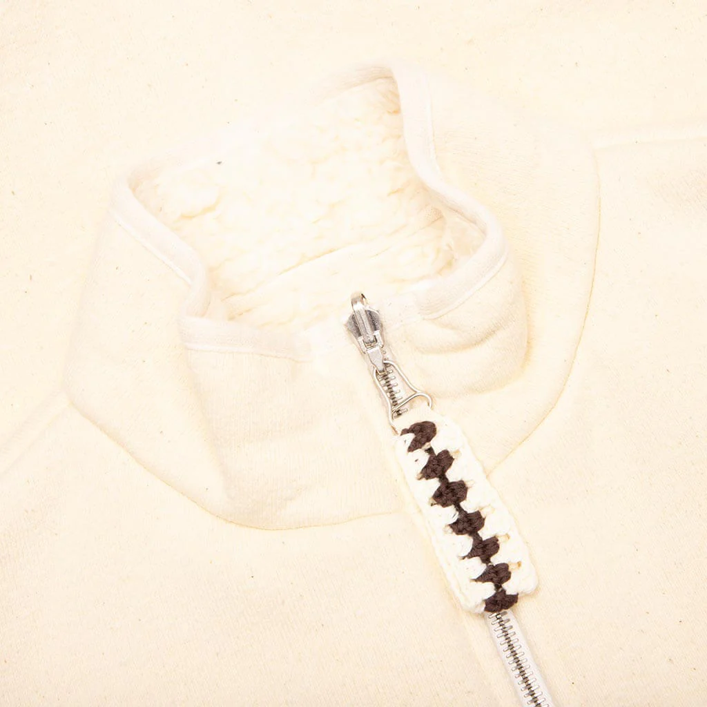Reversible Sherpa Jacket - Eggshell - Image 3