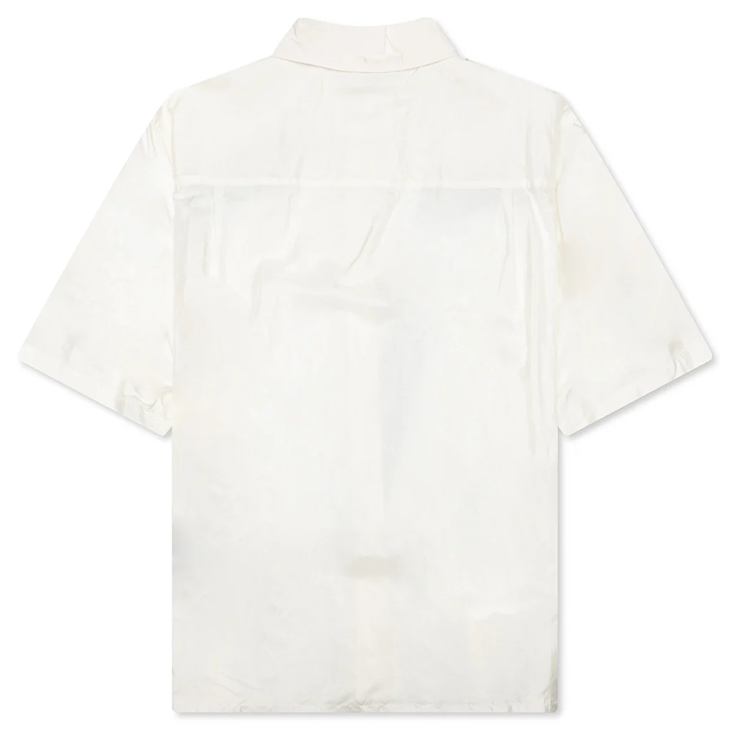 Silk And Nylon Shirt - Eggshell - Image 2