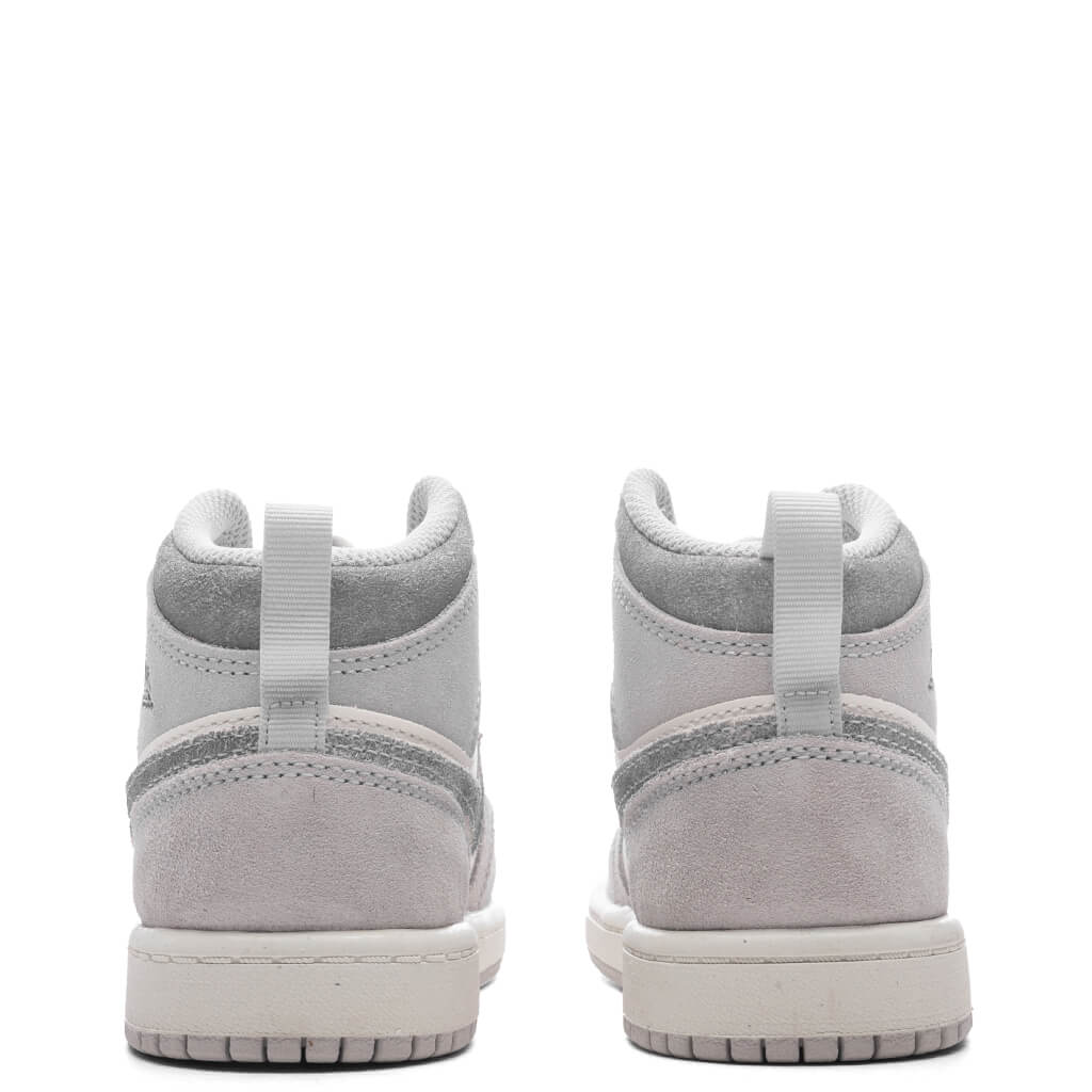 Jordan 1 Mid SE (PS) - Neutral Grey/Smoke Grey-Sail - Image 4