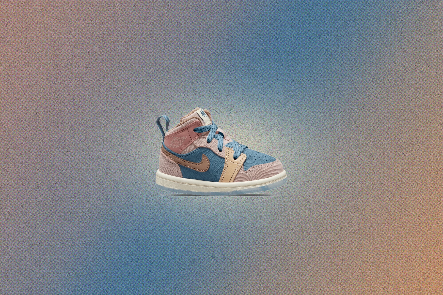 Jordan 1 Mid SS (TD) 'Zen' - Aegean Storm/Hemp/Pink Oxford - Image 5
