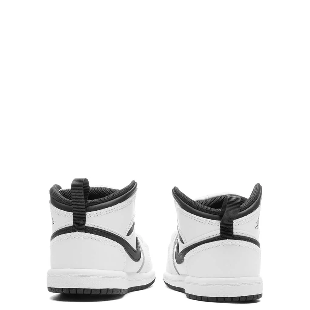 Jordan 1 Mid (TD) - White/Black - Image 4
