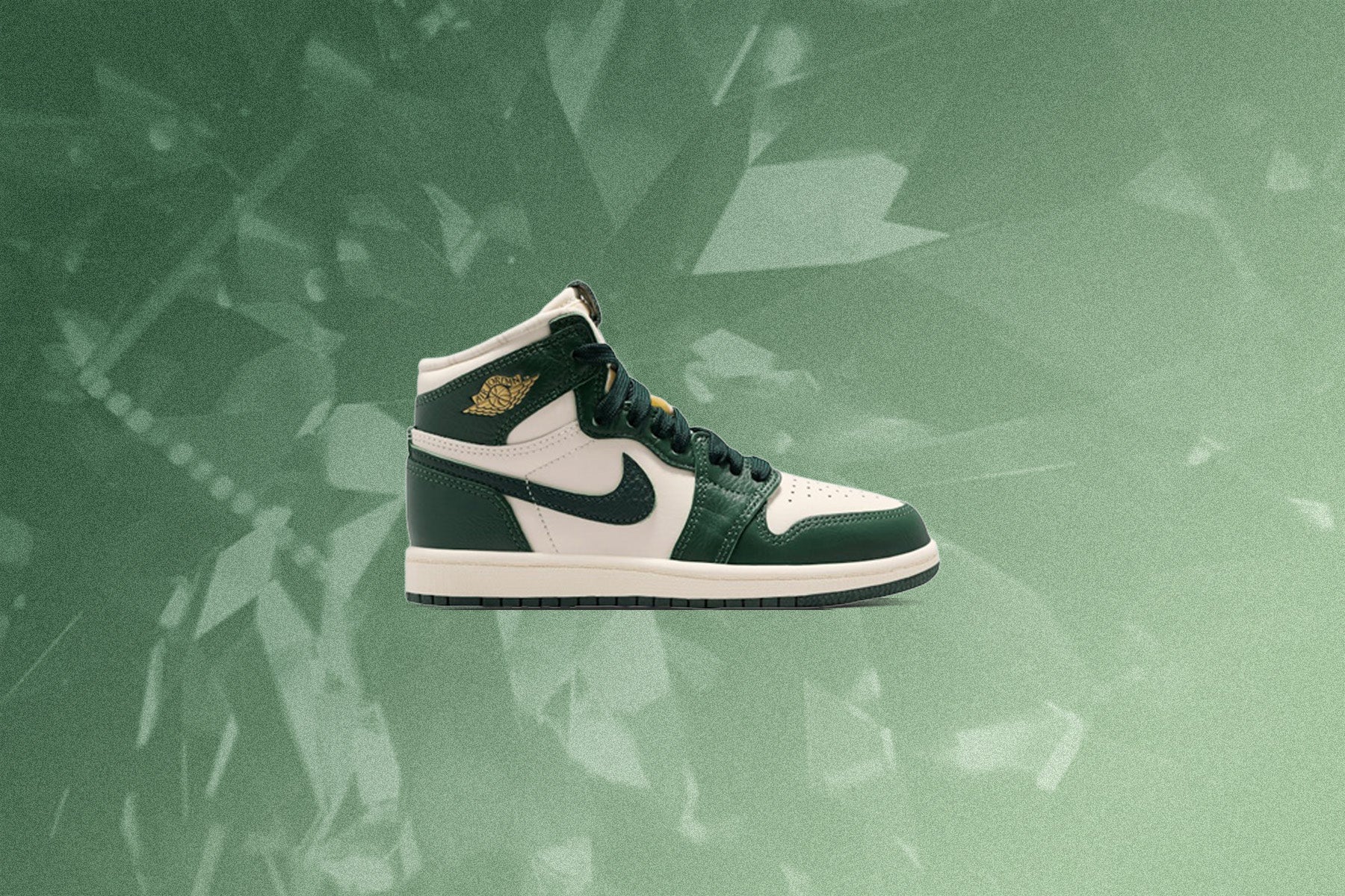 Air Jordan 1 Retro High OG 'Fir' (PS) - Pale Ivory/Pro Green Fir/Coconut Milk - Image 5