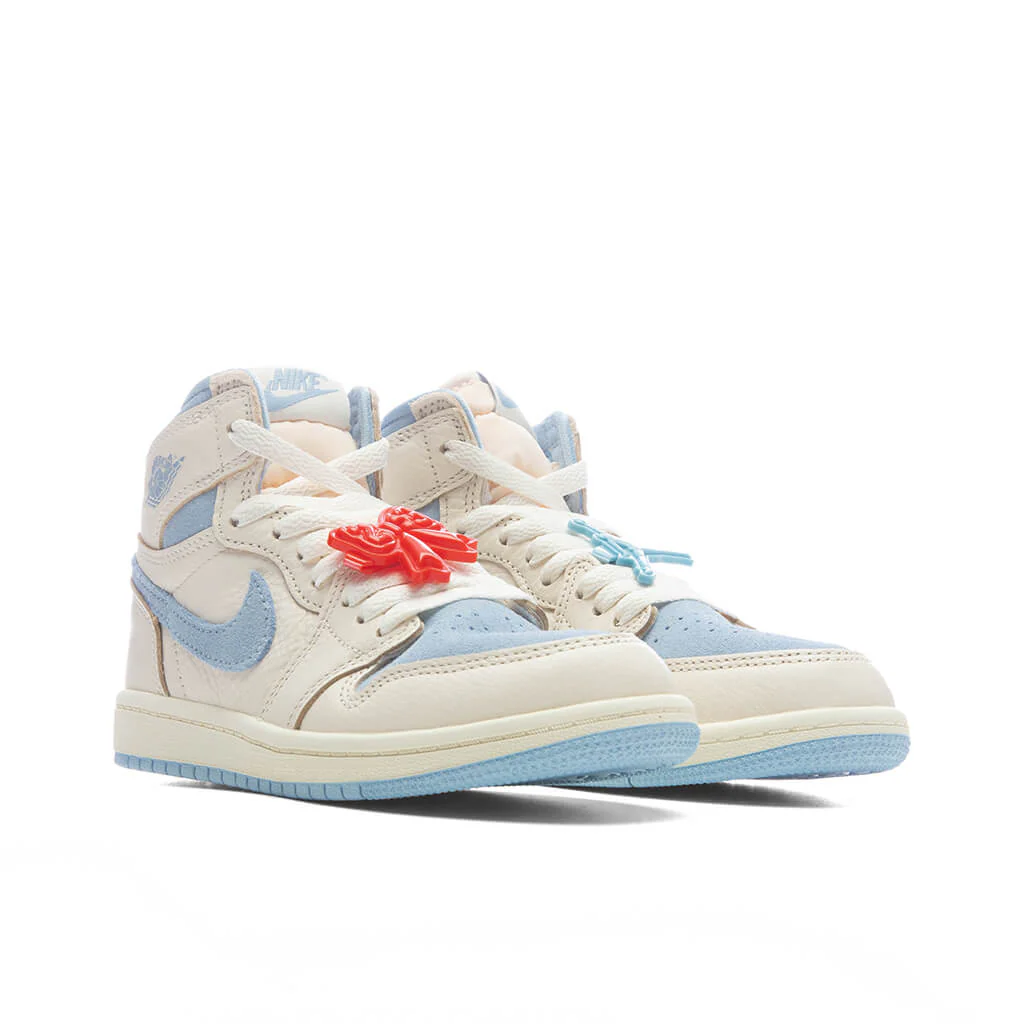 Air Jordan 1 Retro High OG 'Psychic Blue' (PS) - Pale Ivory/Psychic Blue/Coconut Milk - Image 2
