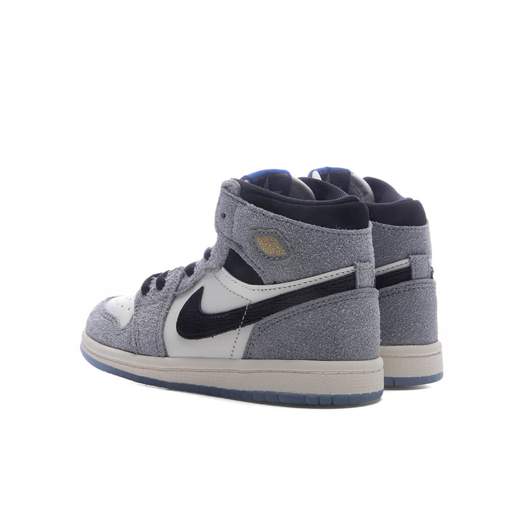Air Jordan 1 Retro High OG 'All Star' (TD) - Cool Grey/Black/Game Royal - Image 3