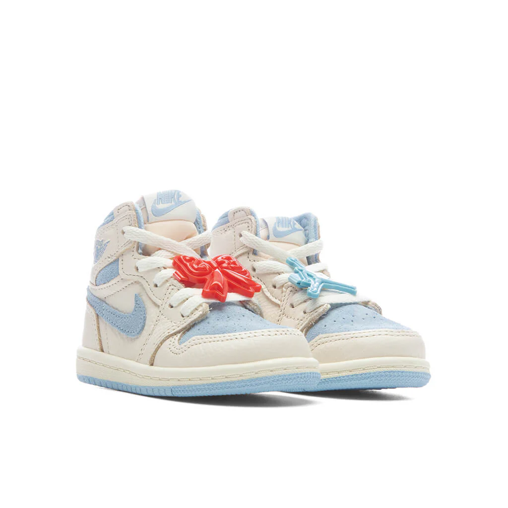 Air Jordan 1 Retro High OG 'Psychic Blue' (TD) - Pale Ivory/Psychic Blue/Coconut Milk - Image 2