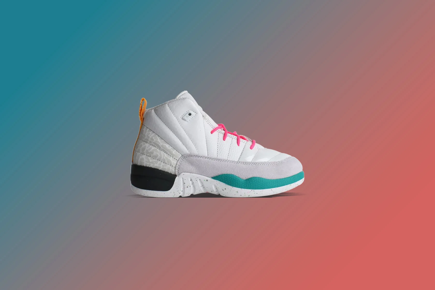 Air Jordan 12 Retro (PS) - White/Vapor Green/Photon Dust - Image 5