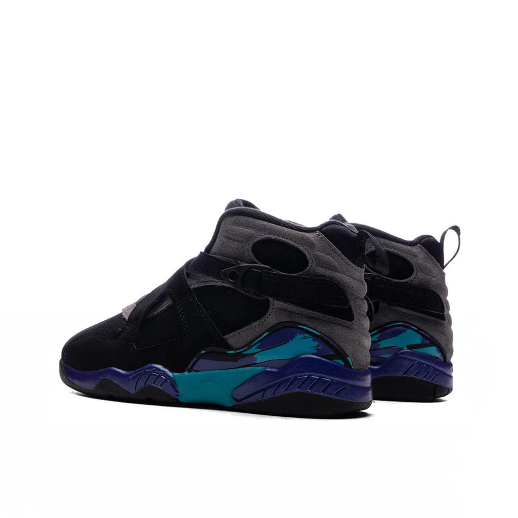 Air Jordan 8 Retro 'Aqua' (PS) - Black/Multi Color - Image 3