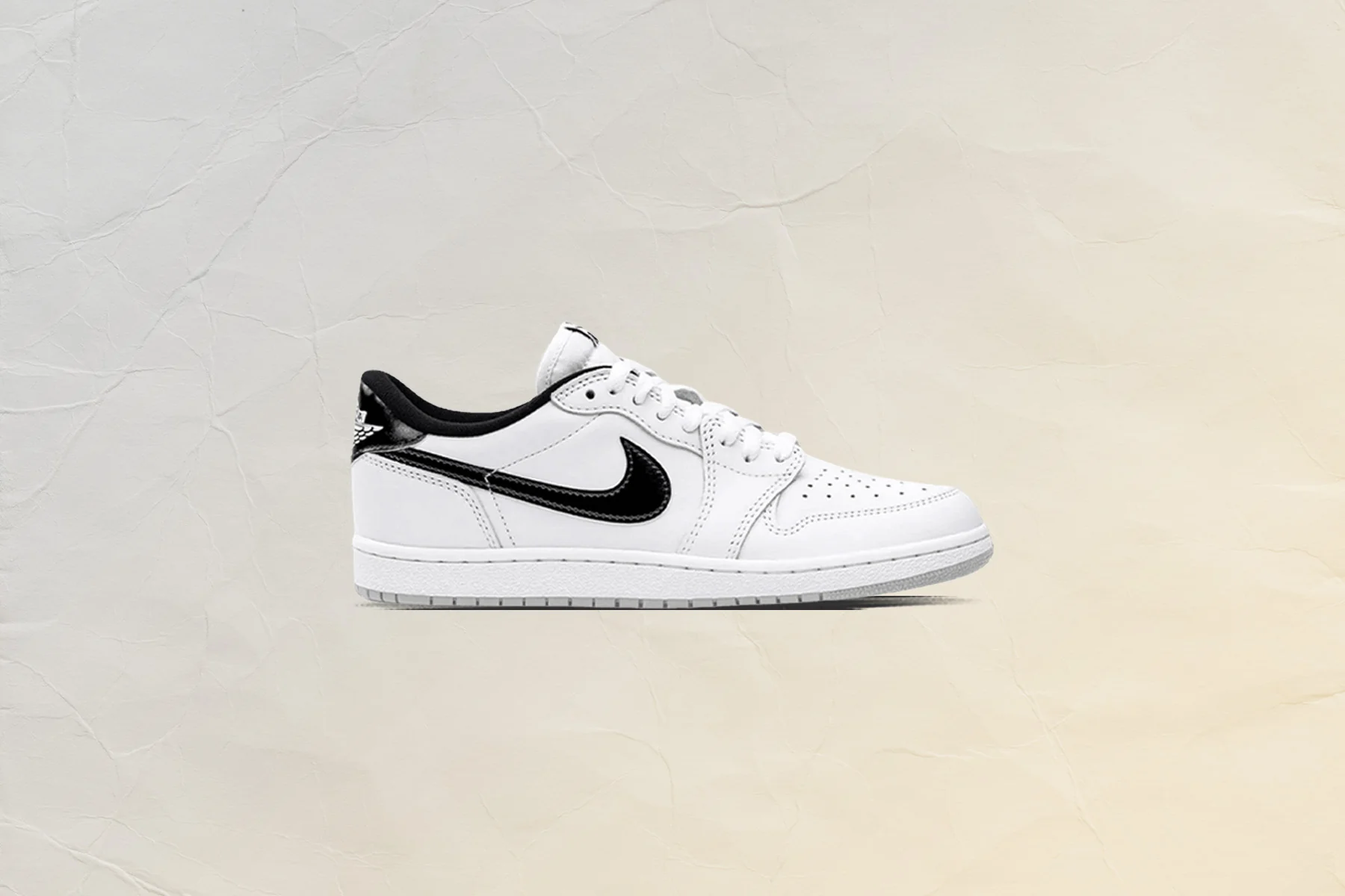 Air Jordan 1 Low 85 - White/Black/Neutral Grey - Image 5