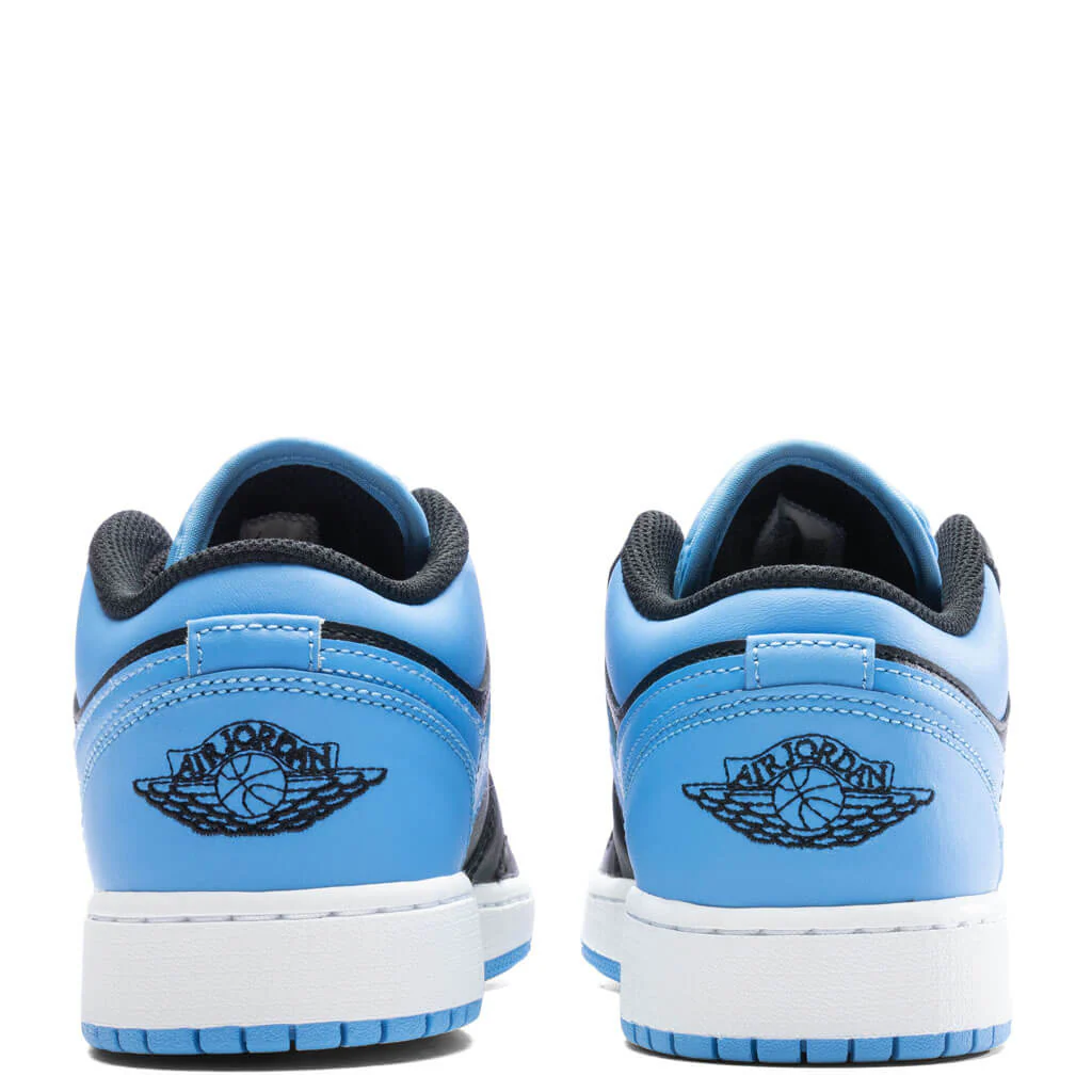 Air Jordan 1 Low (GS) - Black/Black/University Blue - Image 4