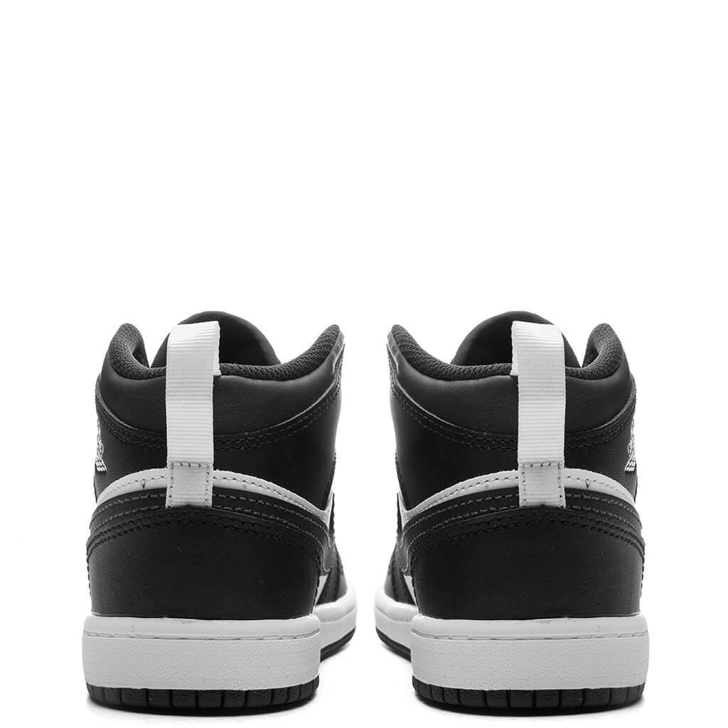 Air Jordan 1 Mid (PS) - Black/Off Noir/Summit White - Image 4