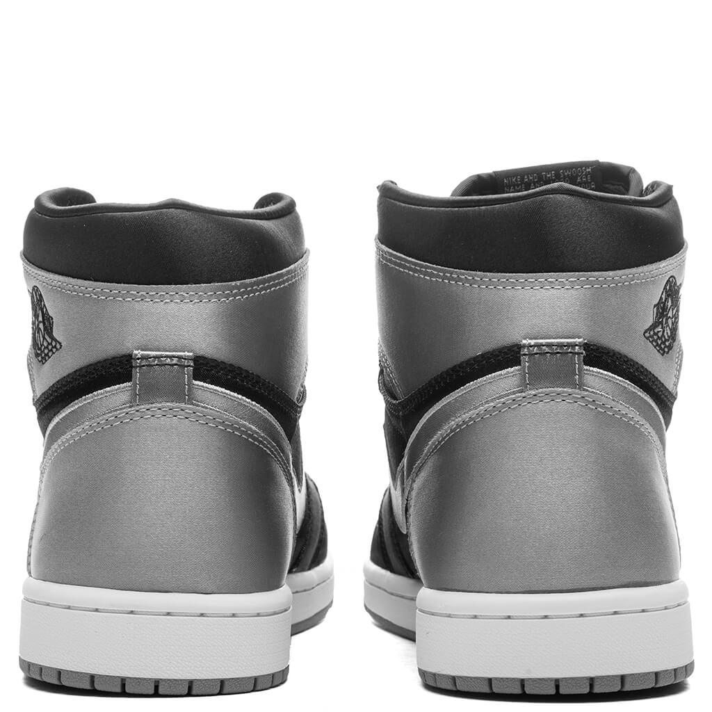 Women's Air Jordan 1 Retro High OG 'Satin Shadow' - Black/Medium Grey/White - Image 4