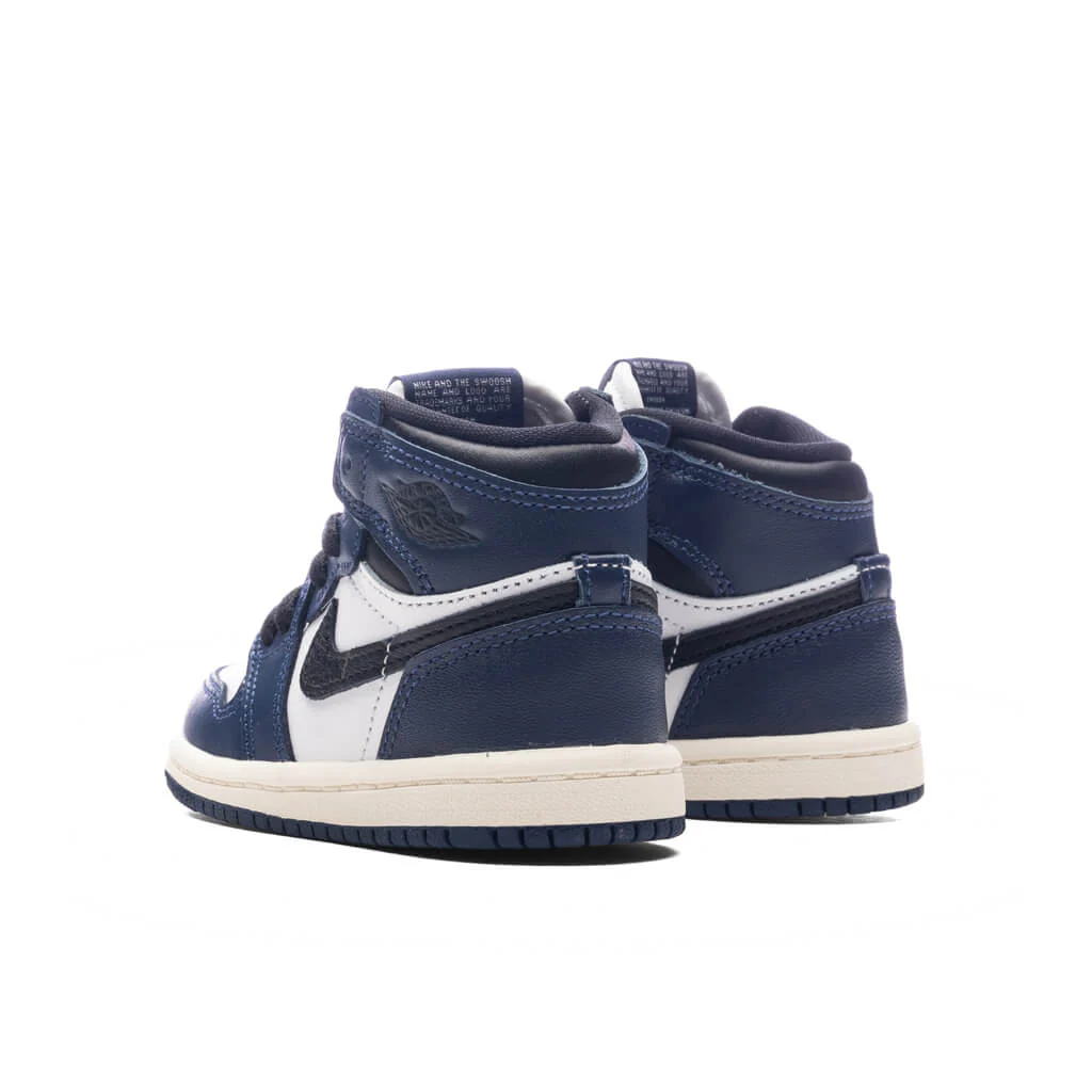 Air Jordan 1 Retro High OG (TD) - Midnight Navy/Black/White - Image 3