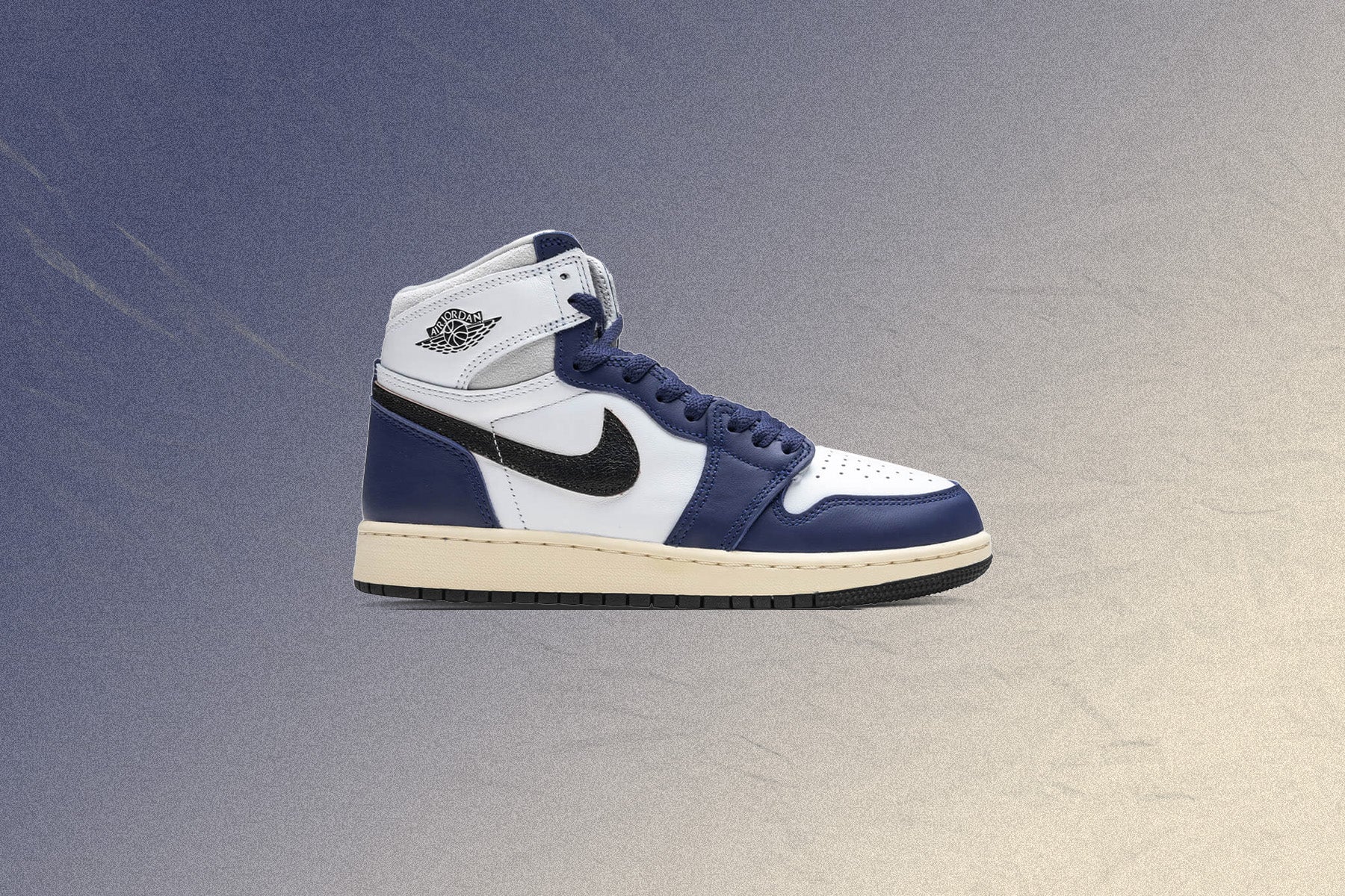 Air Jordan 1 Retro High OG 'Rare Air' - White/Black/Neutral Grey/Deep Royal Blue - Image 5
