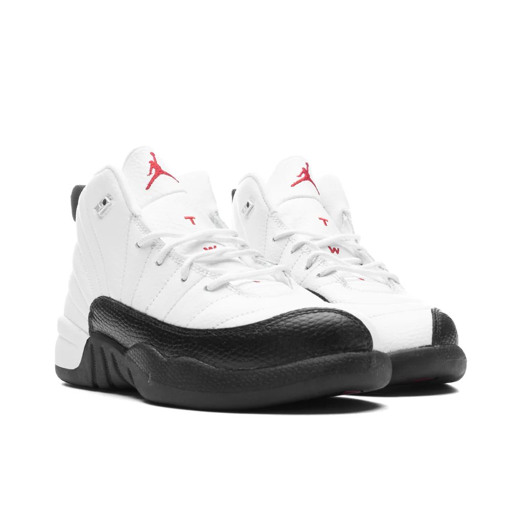 Air Jordan 12 Retro (PS) - White/Gym Red/Black - Image 2