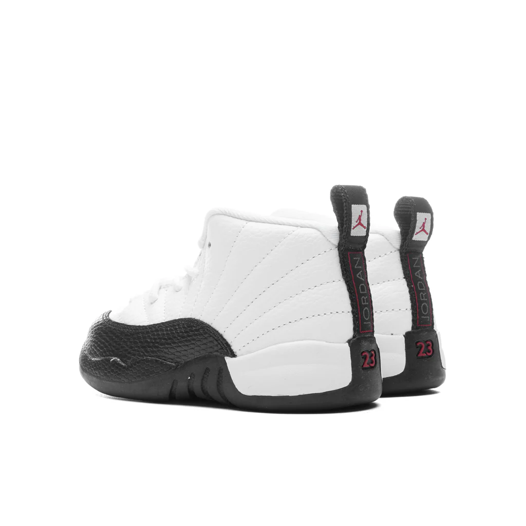 Air Jordan 12 Retro (TD) - White/Gym Red/Black - Image 3
