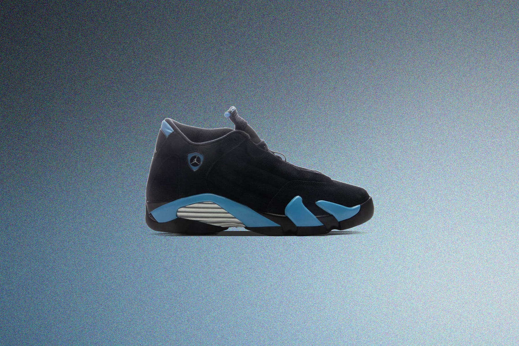 Air Jordan 14 Retro 'University Blue' (GS) - Black/White/University Blue - Image 5
