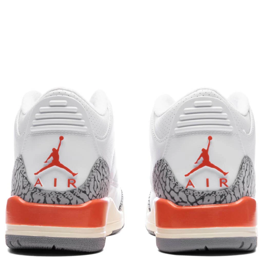 Women's Air Jordan 3 Retro 'Georgia Peach' - White/Cosmic Clay/Sail - Image 4