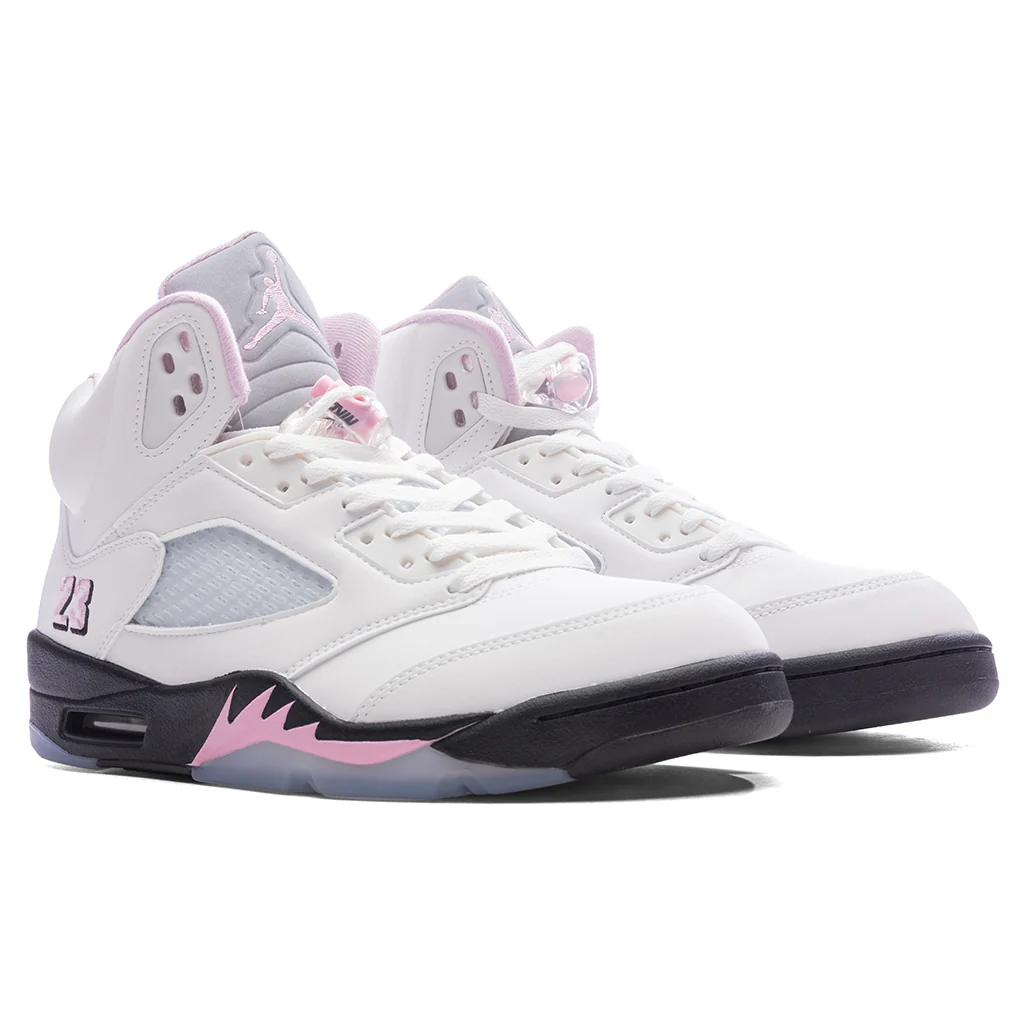 Air Jordan 5 Retro OG '35th Anniversary' - White/Med Soft Pink/Black - Image 2