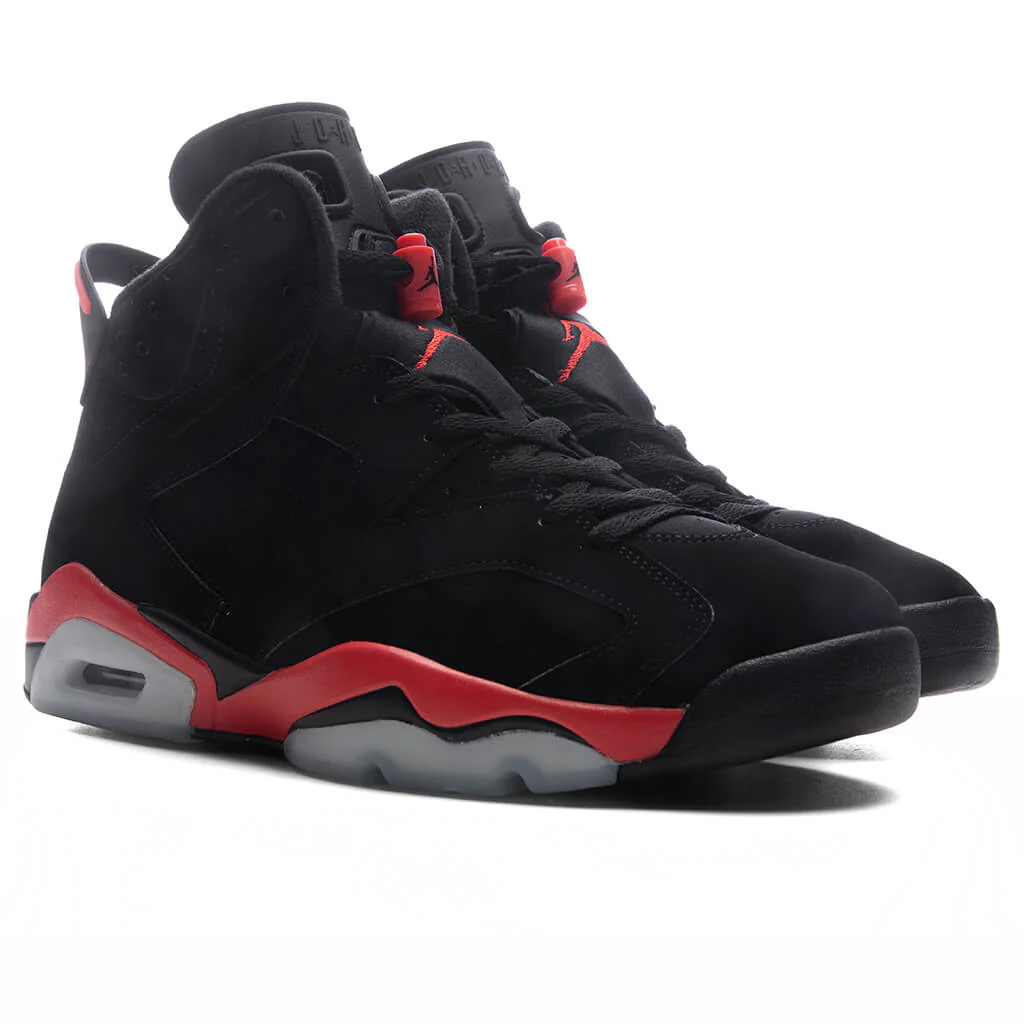 Air Jordan 6 Retro 'Infrared Salesman' - Black/Light Crimson - Image 2