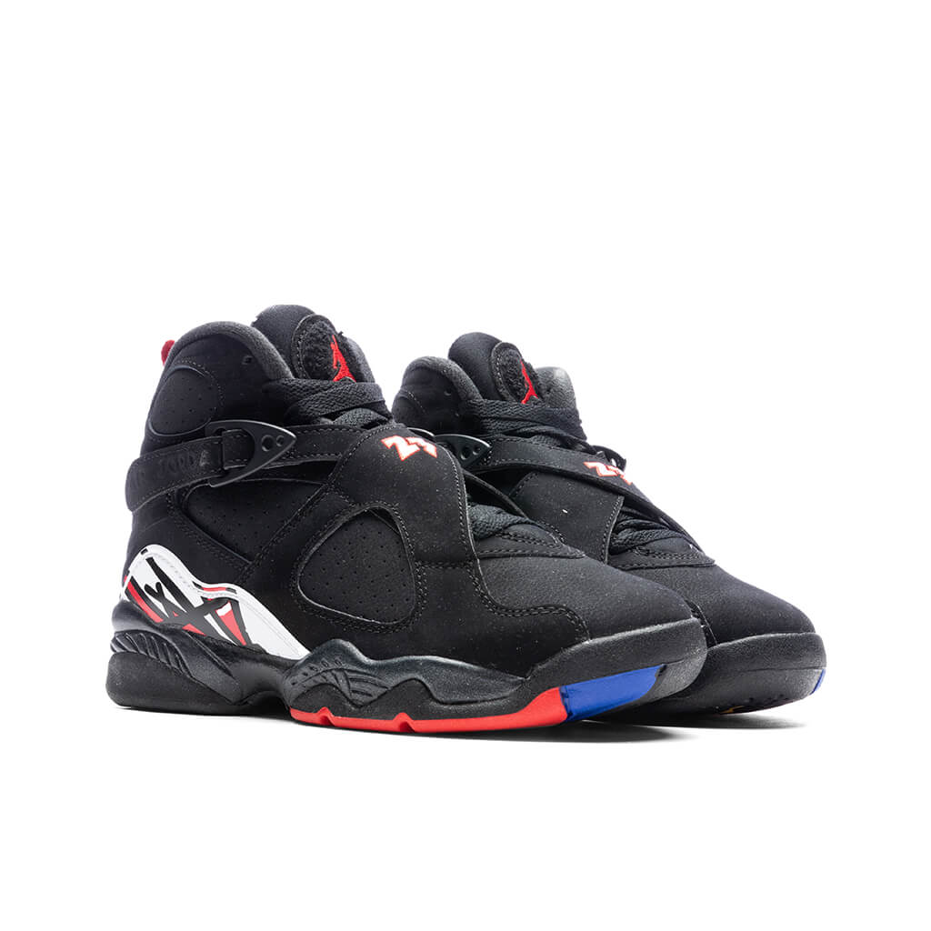 Air Jordan 8 Retro Playoffs (GS) - Black/True Red - Image 2