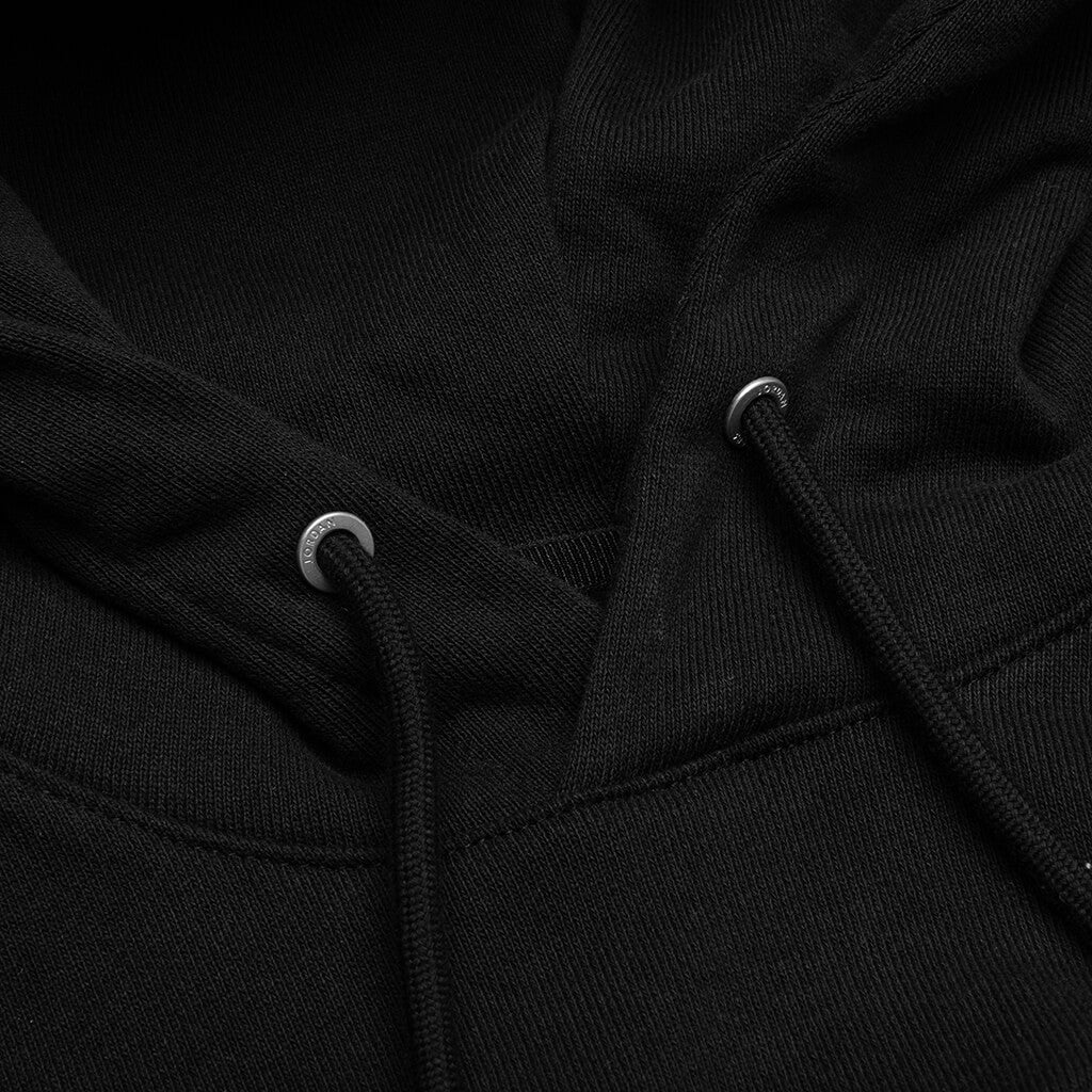 Flight Fleece Pullover Hoodie - Black/Sail - Image 3