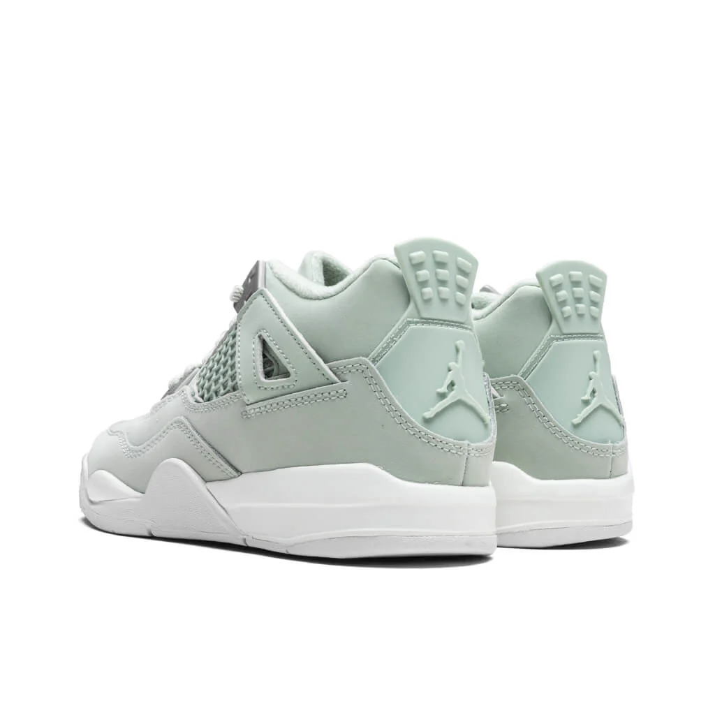 Air Jordan 4 Retro 'Abundance' (PS) - Seafoam/Sail/Metallic Silver - Image 3