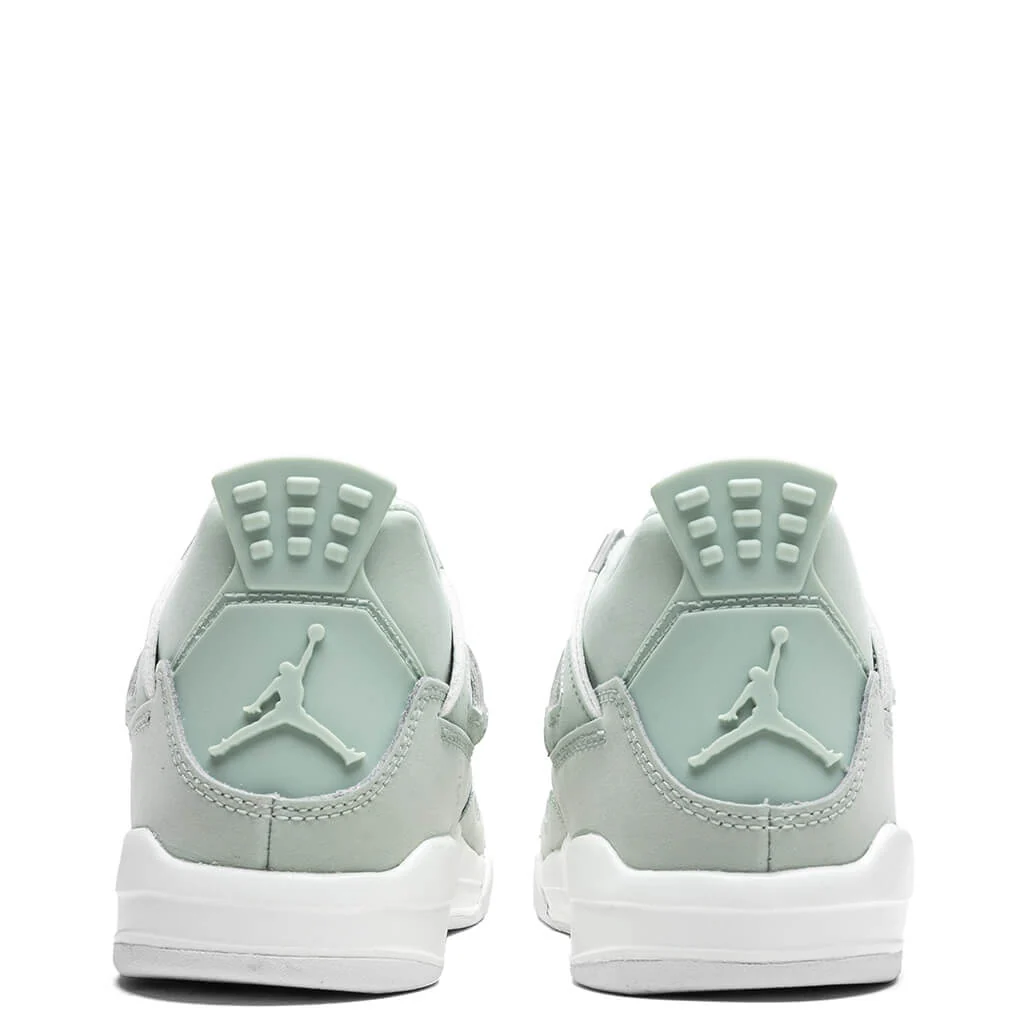 Air Jordan 4 Retro 'Abundance' (PS) - Seafoam/Sail/Metallic Silver - Image 4