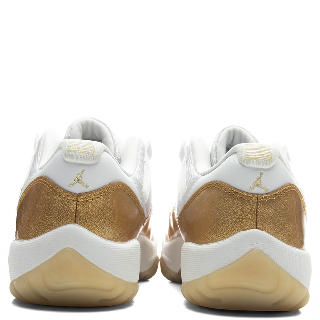 Women's Air Jordan 11 Retro Low 'Mother's Day' - White/Metallic Gold/Team Gold - Image 6