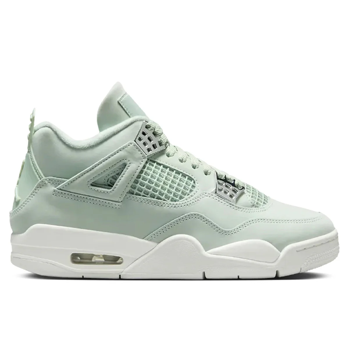 Women's Air Jordan 4 Retro 'Abundance'- Seafoam/Sail/Metallic Silver