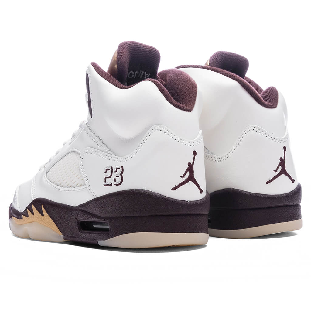 Women's Air Jordan 5 Retro 'Earth' - Earth/Metallic Gold/Sail/Muslin - Image 3