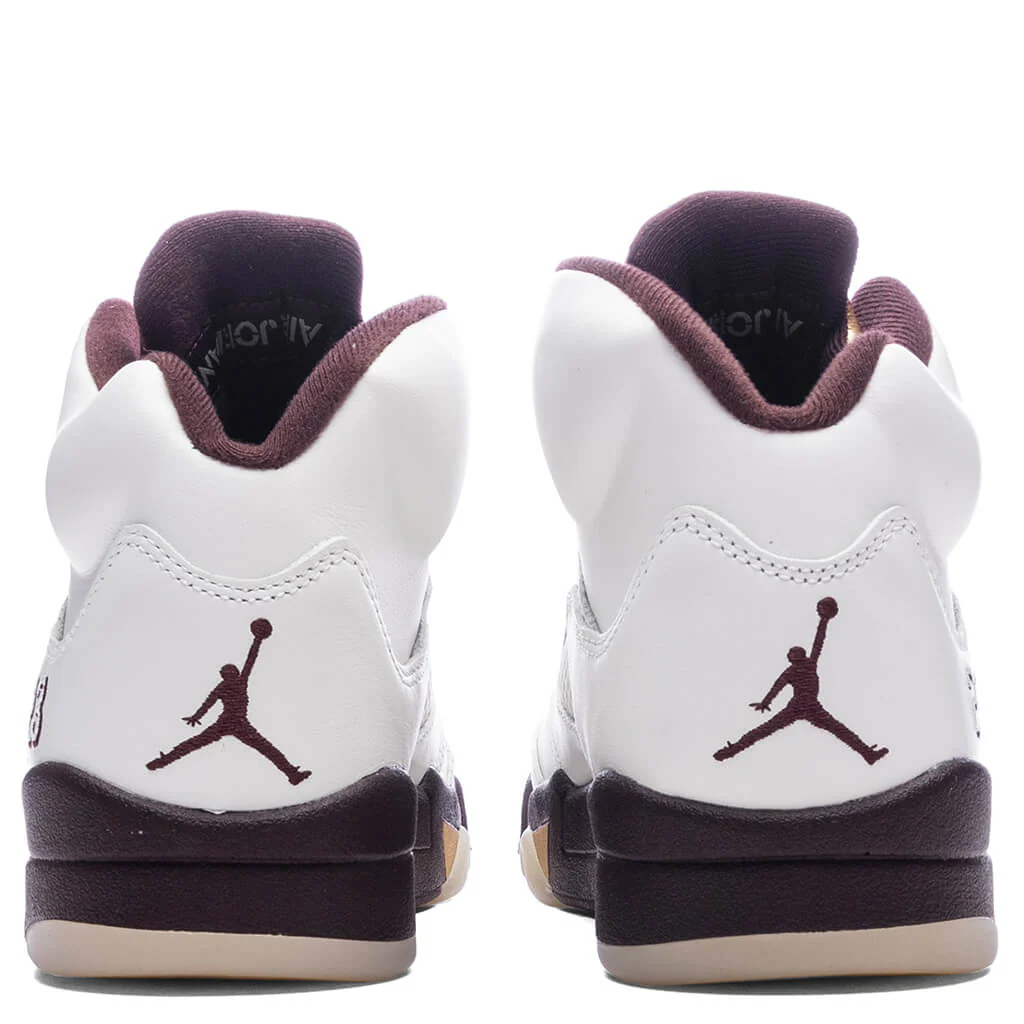 Women's Air Jordan 5 Retro 'Earth' - Earth/Metallic Gold/Sail/Muslin - Image 4