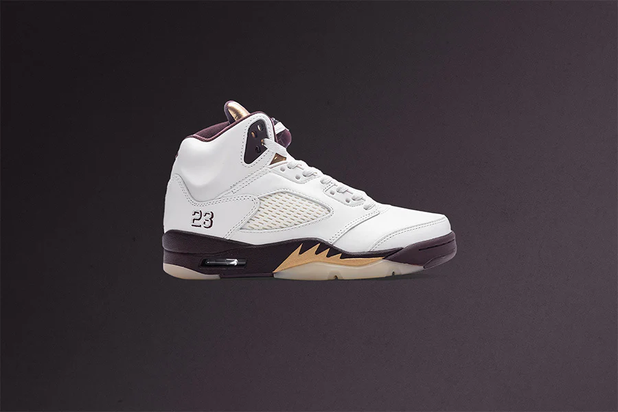 Women's Air Jordan 5 Retro 'Earth' - Earth/Metallic Gold/Sail/Muslin - Image 5