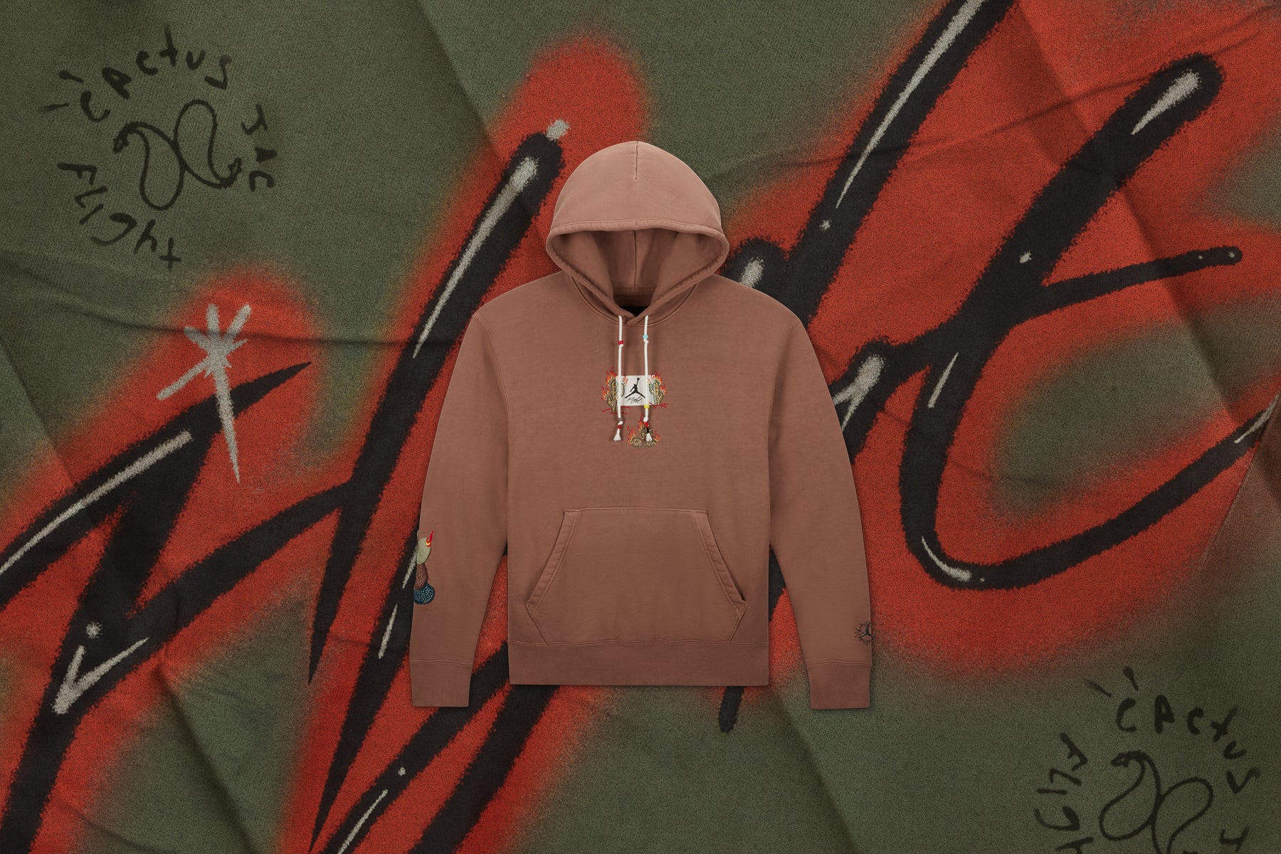 Jordan x Travis Scott Hoodie - Archeo Brown - Image 7