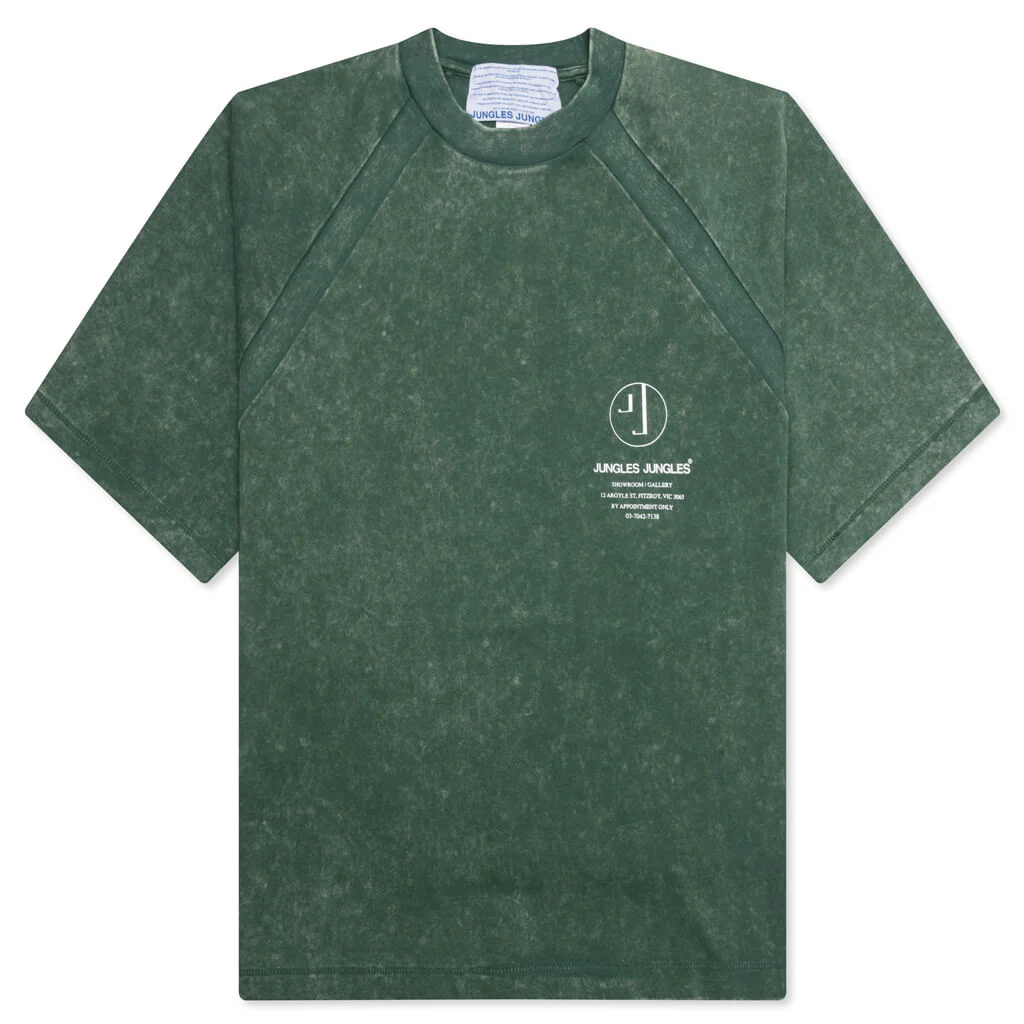 Appointment Only Mineral Wash Tee - Washed Green