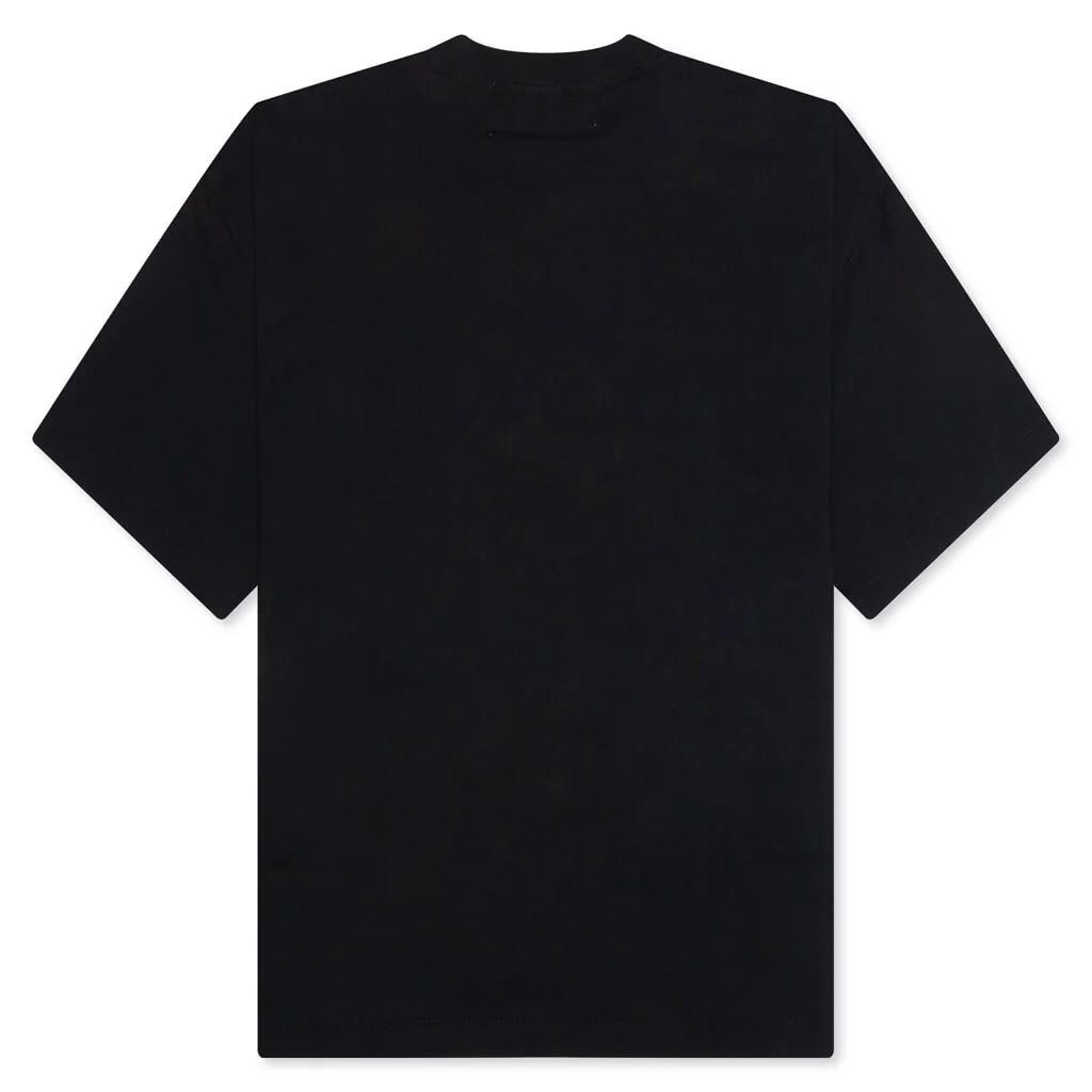 Beaded Lettering Tee - Black - Image 2