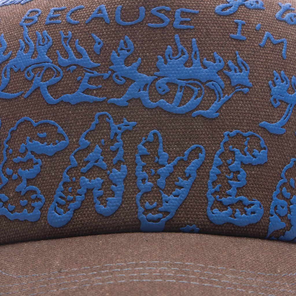 Heaven Trucker Cap - Brown Denim - Image 4