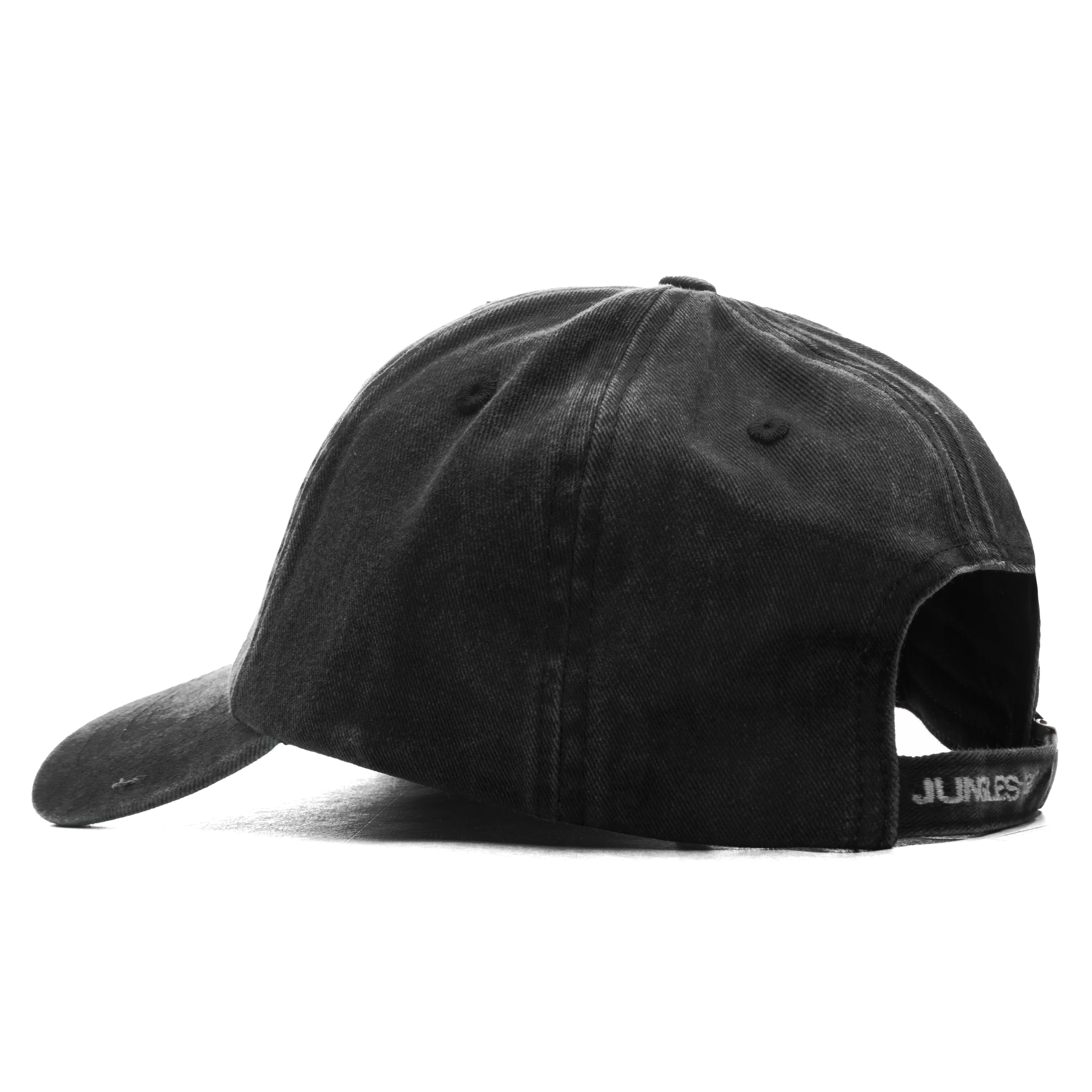 Hot Distressed Cap - Washed Black - Image 4